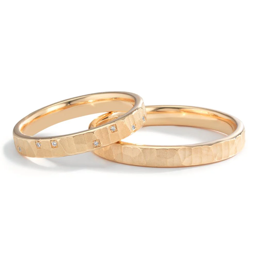 Anello del partner Oro rosa 750/18 carati - Image 4