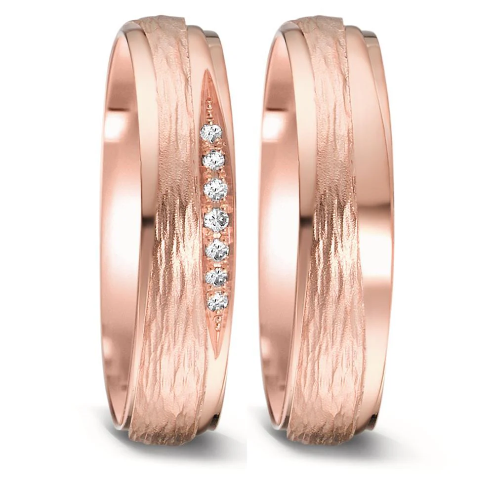 Anello del partner Oro rosa 750/18 carati - Image 2