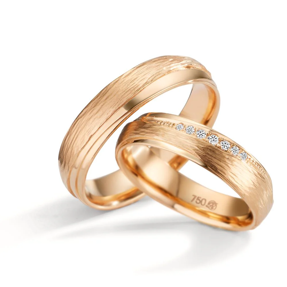 Anello del partner Oro rosa 750/18 carati - Image 3