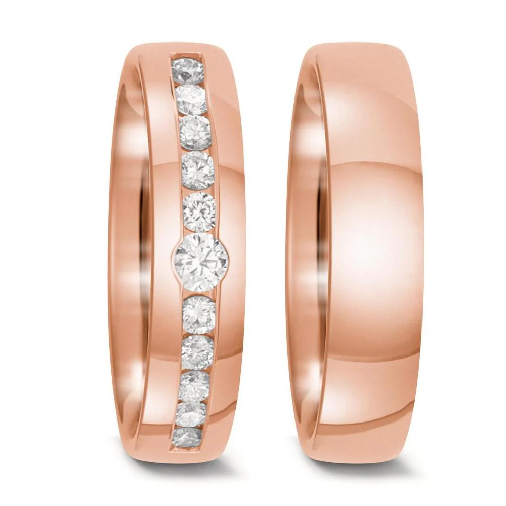 Anello del partner Oro rosso 750/18 carati - Image 2