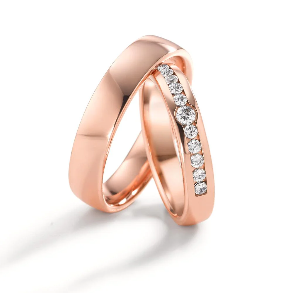 Anello del partner Oro rosso 750/18 carati - Image 3