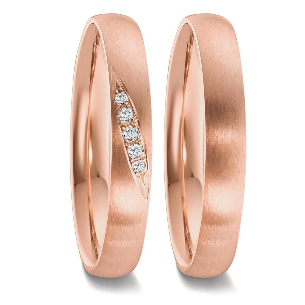 Anello del partner Oro rosso 750/18 carati - Image 2
