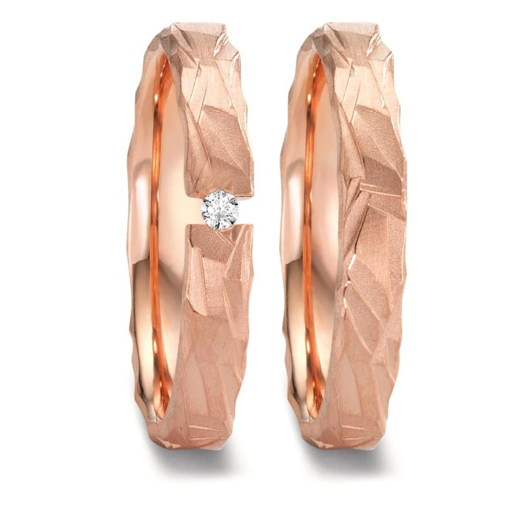 Anello del partner Oro rosso 750/18 carati - Image 2