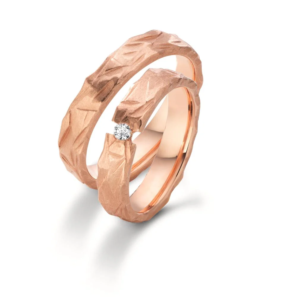 Anello del partner Oro rosso 750/18 carati - Image 3