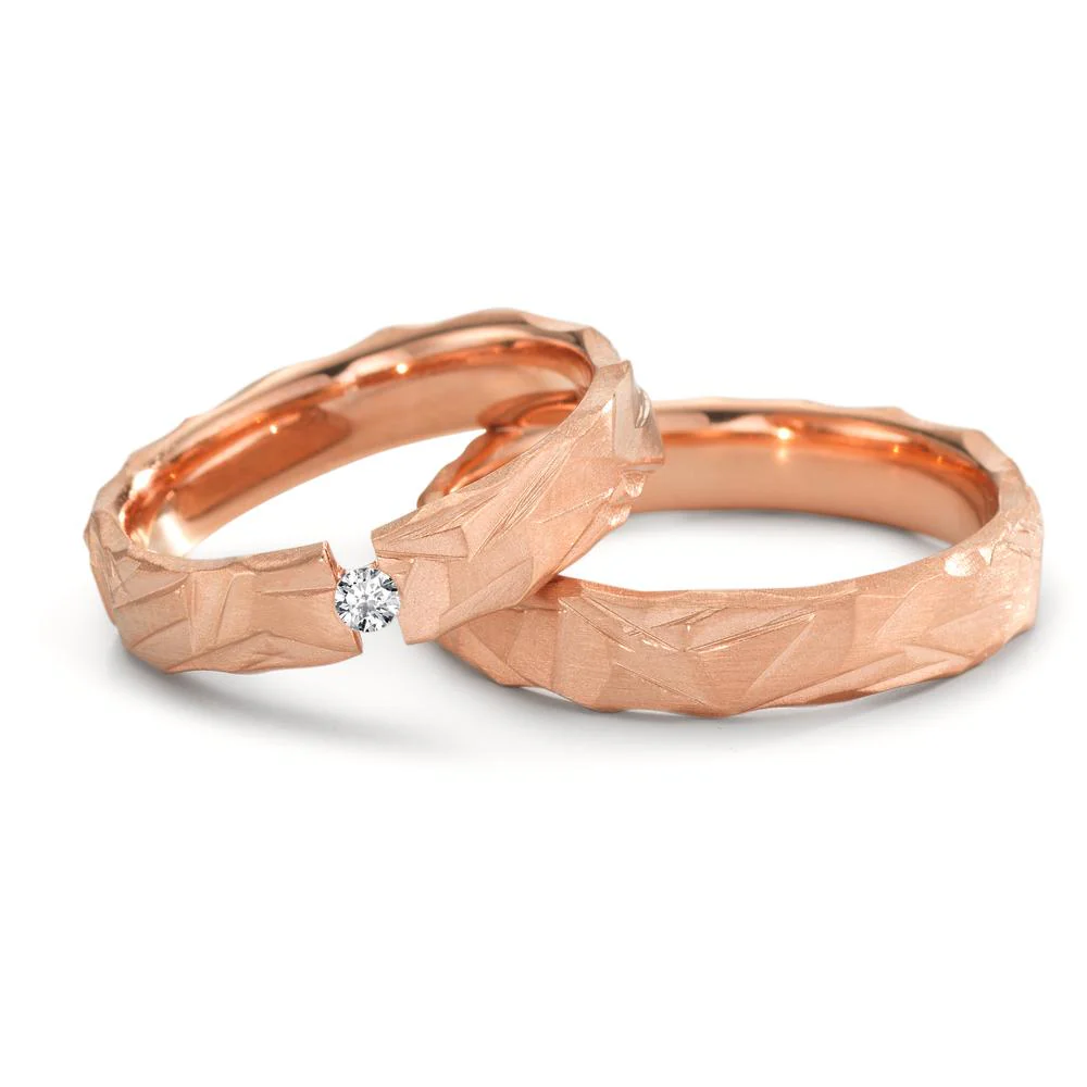 Anello del partner Oro rosso 750/18 carati - Image 4