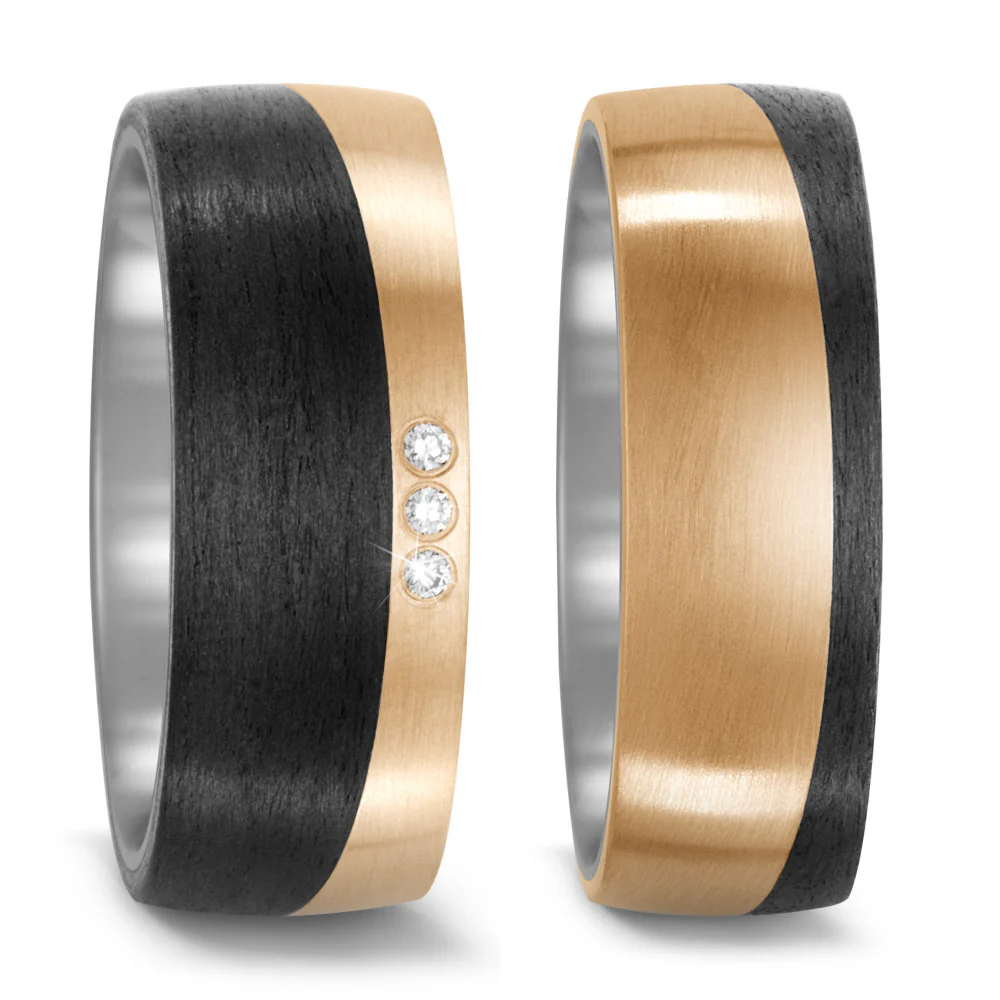 Anello del partner Titanio, Bronzo, Carbonio - Image 2