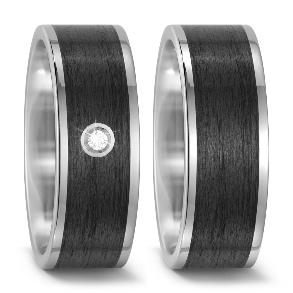Anello del partner Titanio, Carbonio - Image 2
