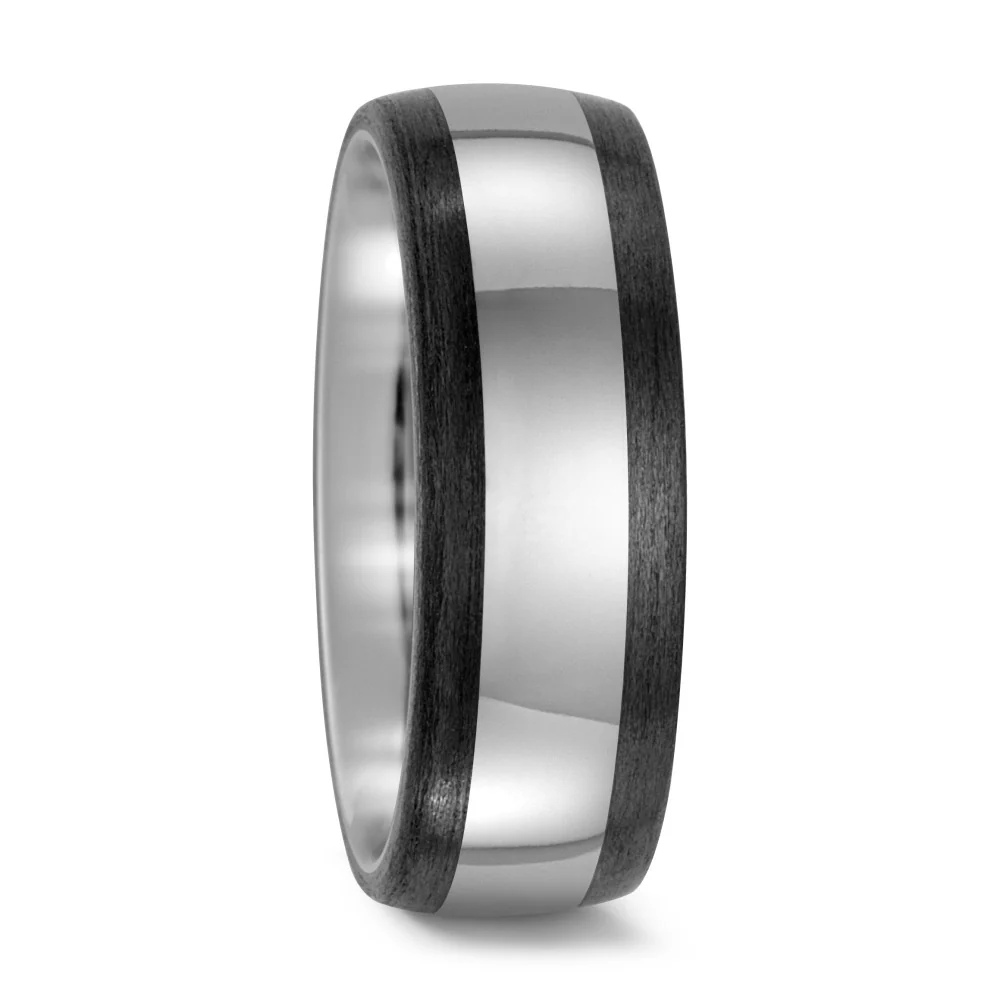 Anello del partner Titanio, Carbonio