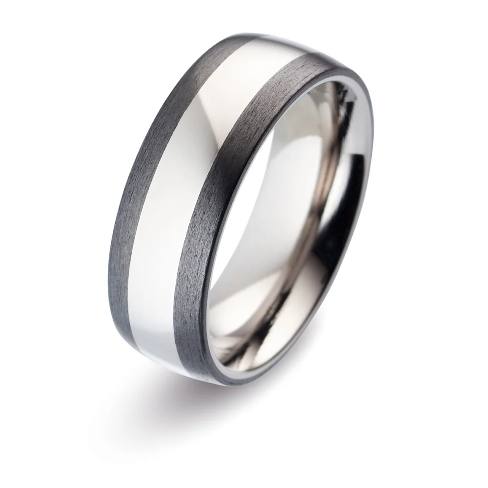 Anello del partner Titanio, Carbonio - Image 3