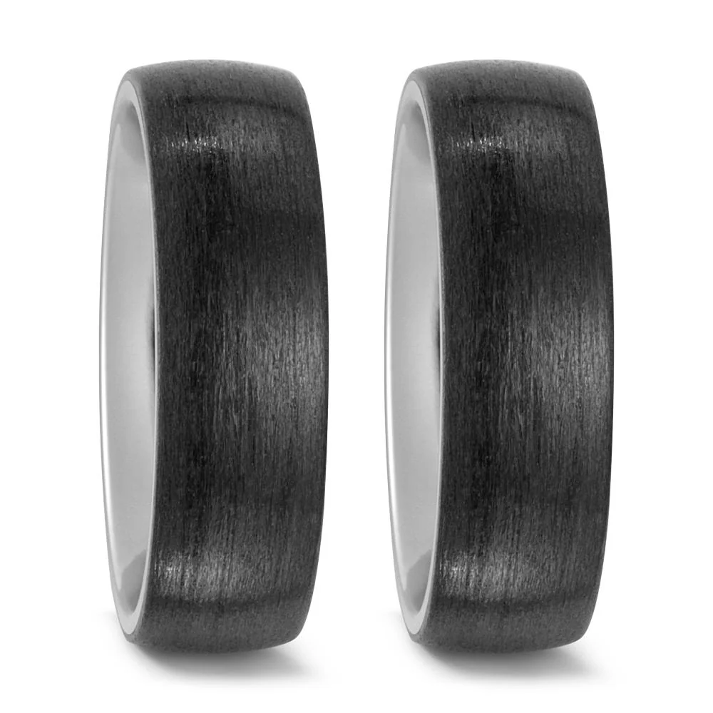 Anello del partner Titanio, Carbonio - Image 3