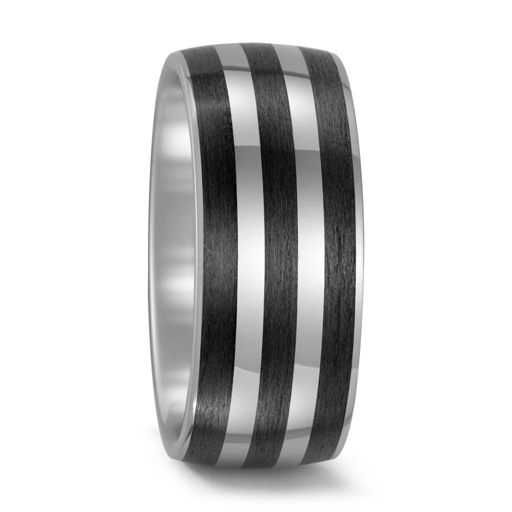 Anello del partner Titanio, Carbonio