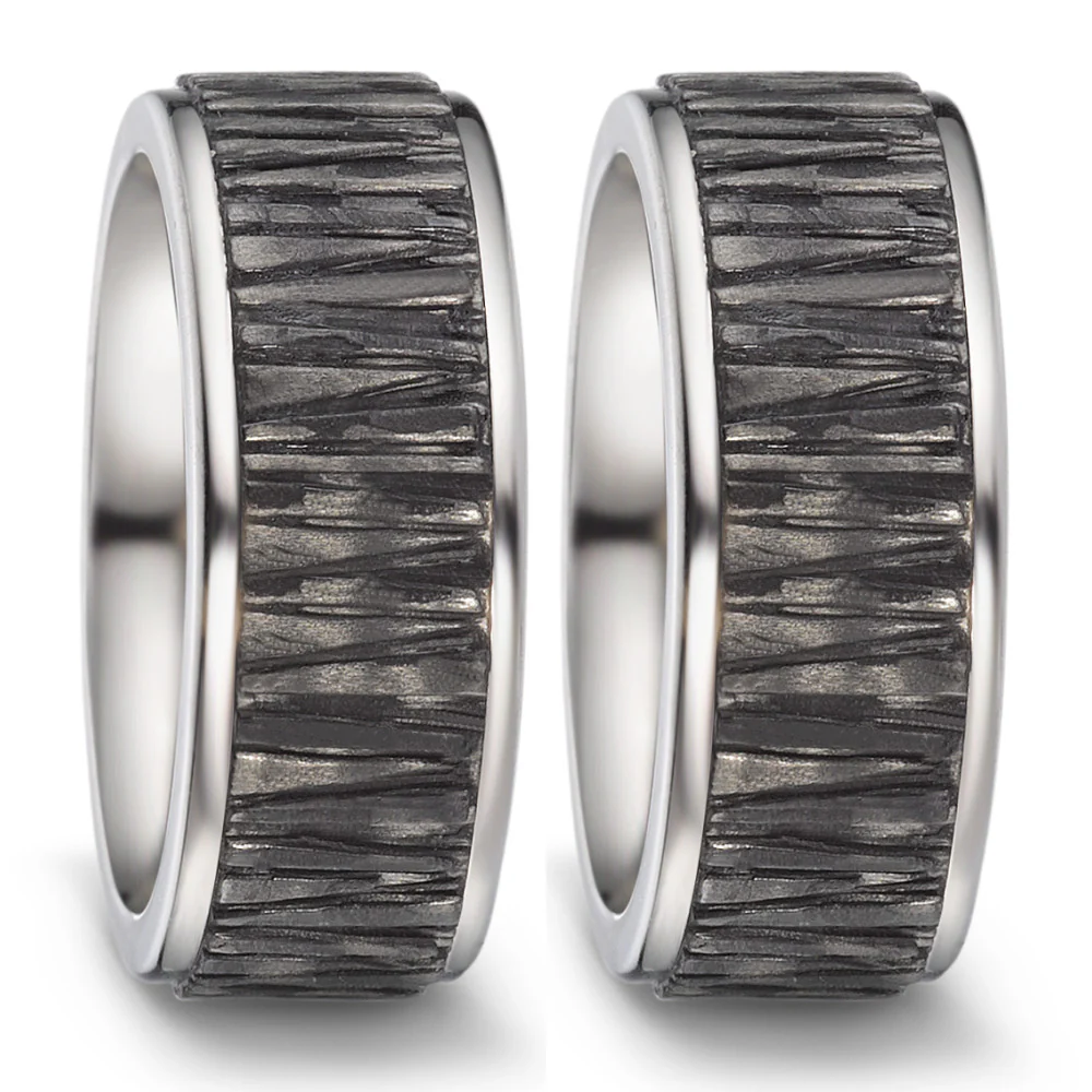 Anello del partner Titanio, Carbonio - Image 2