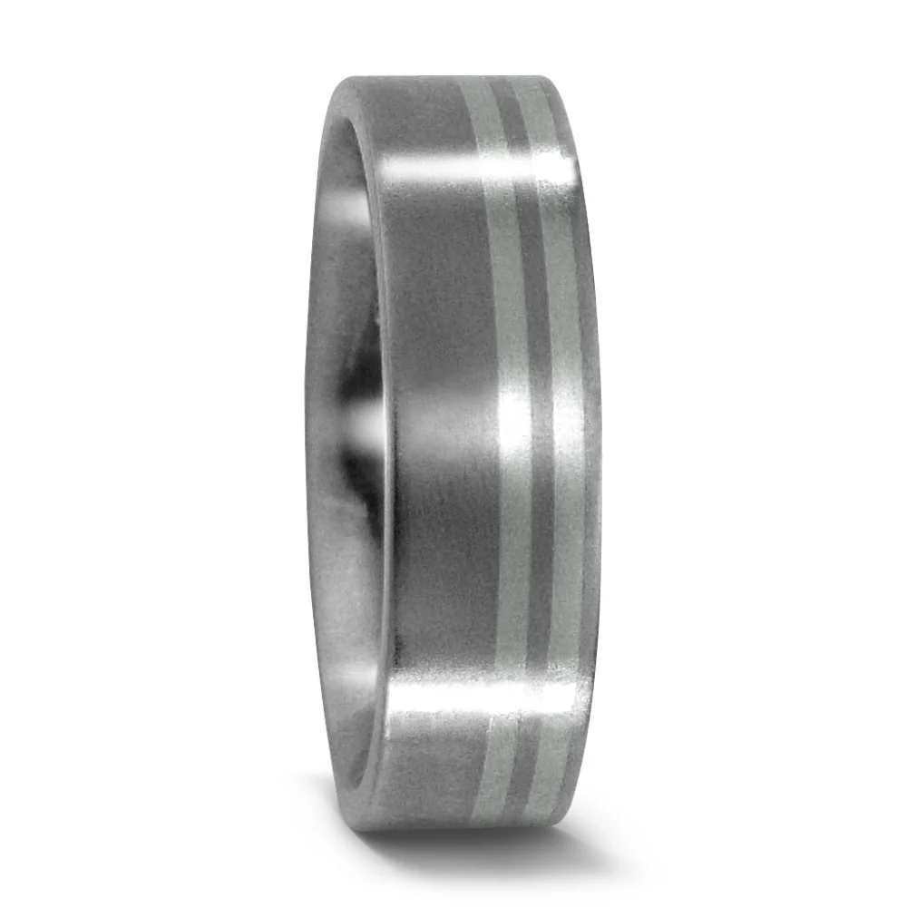 Anello del partner Titanio, Platino 950