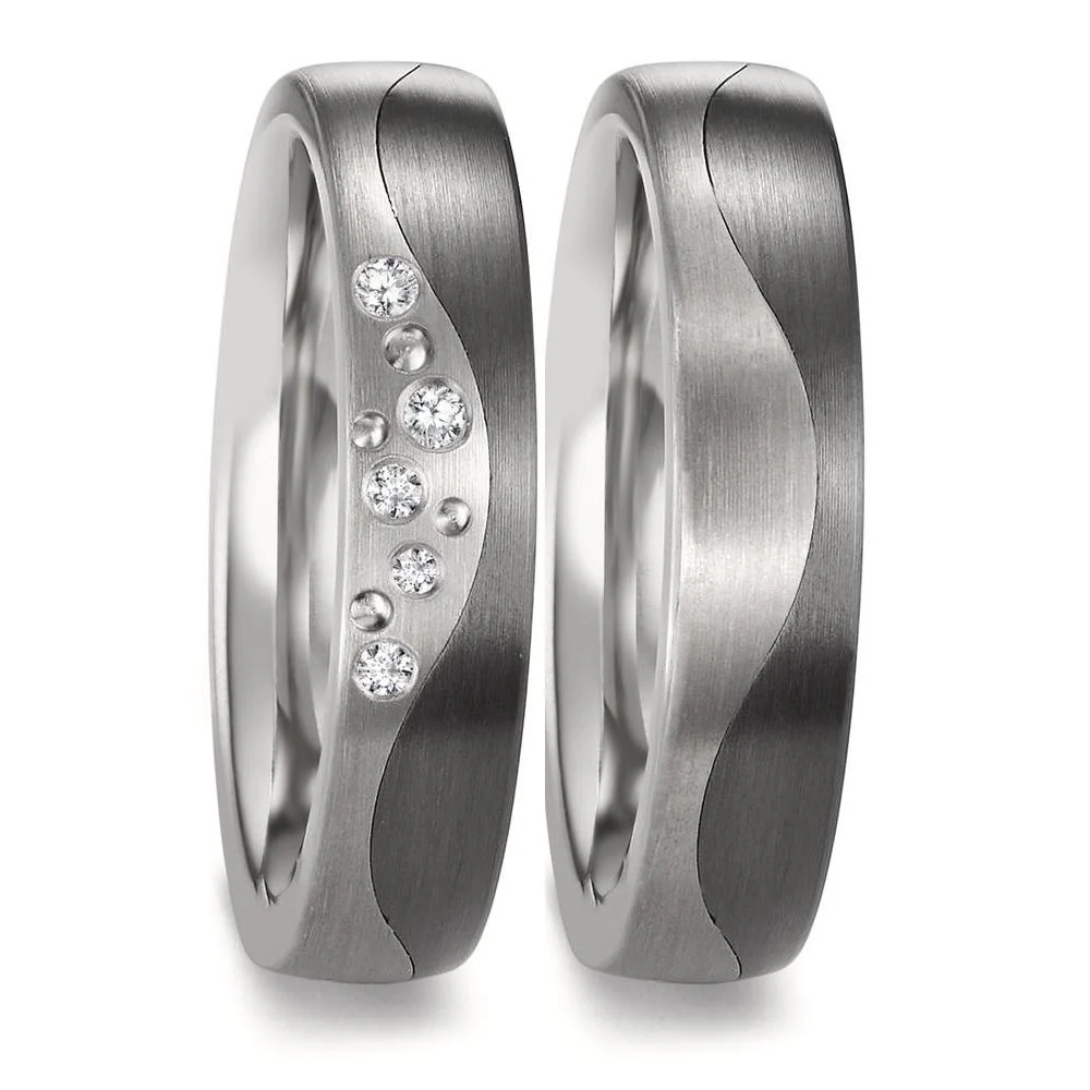 Anello del partner Zirconio, Titanio - Image 2