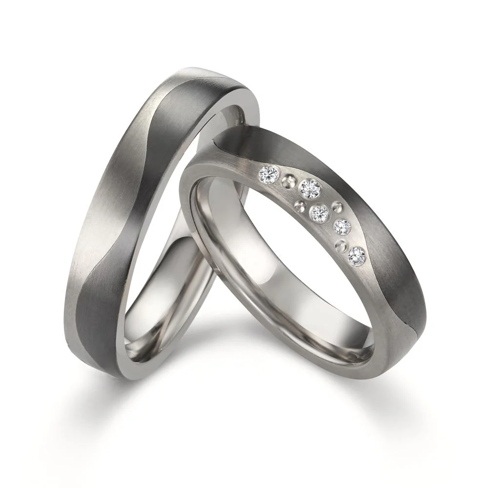 Anello del partner Zirconio, Titanio - Image 3