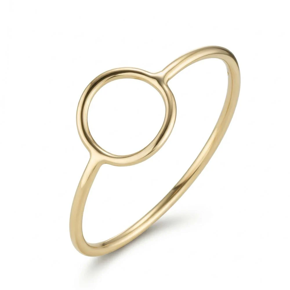 Anello Oro giallo 375/9K Ø7 mm
