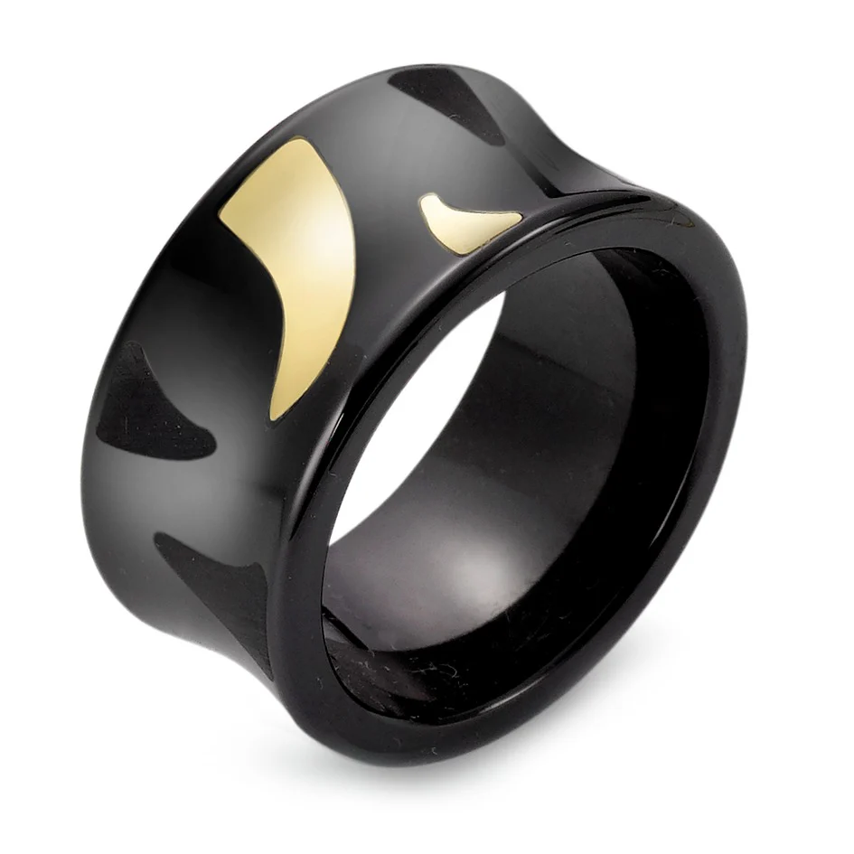 Anello Oro giallo 585/14 kt, Ceramica