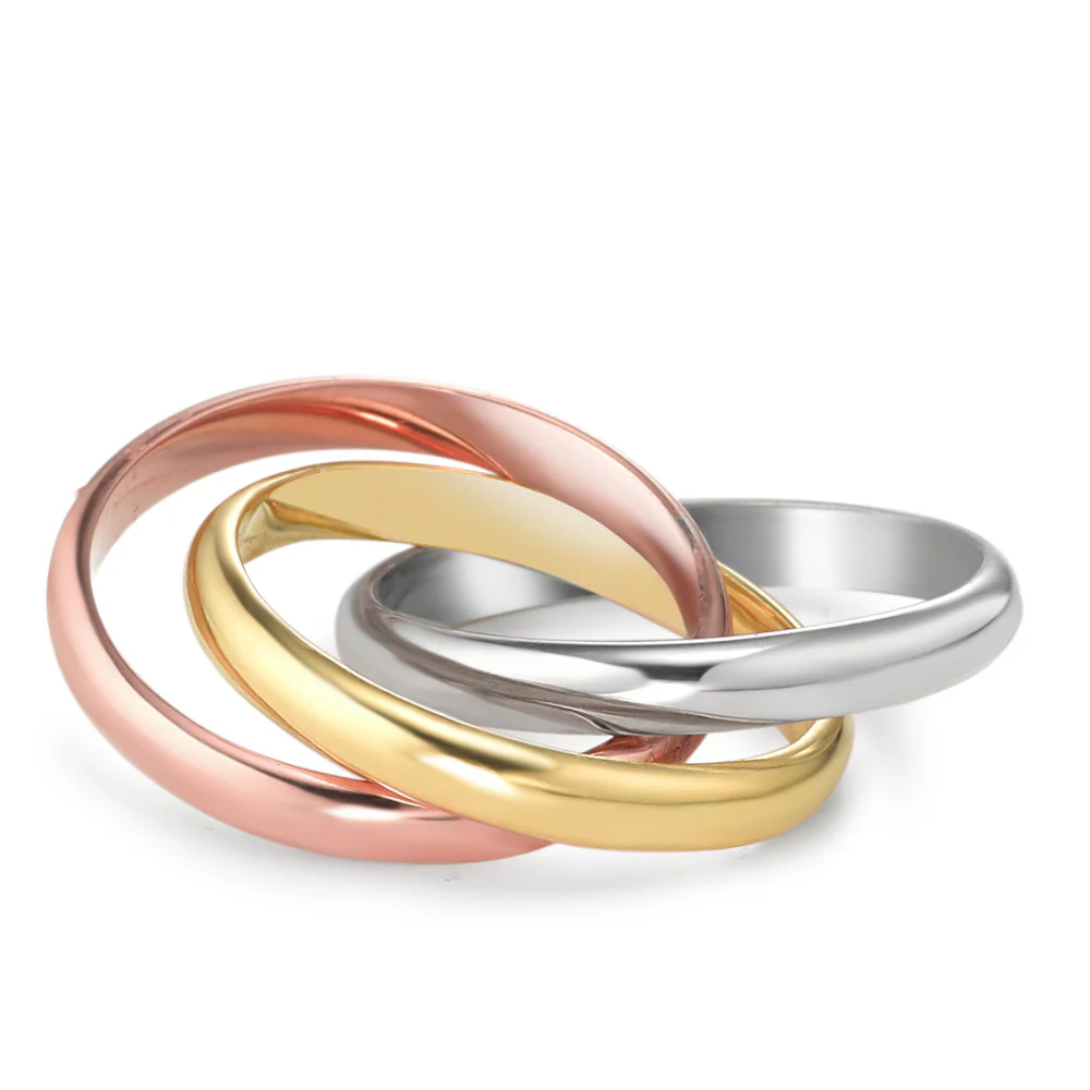 Anello Oro giallo 750/18 carati, Oro bianco 750/18 carati, Oro rosso 750/18 carati - Image 2
