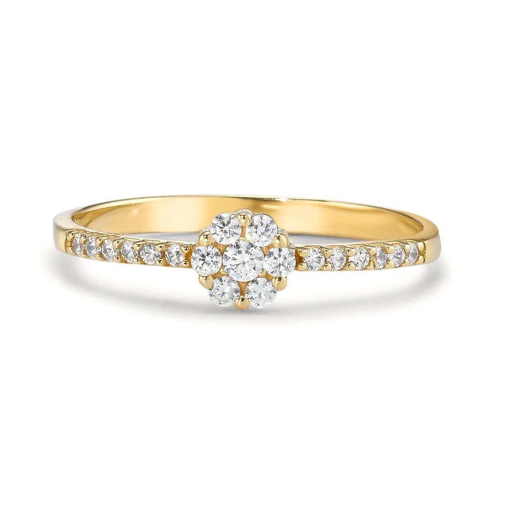 Anello Oro giallo 750/18 carati Zirconia - Image 3