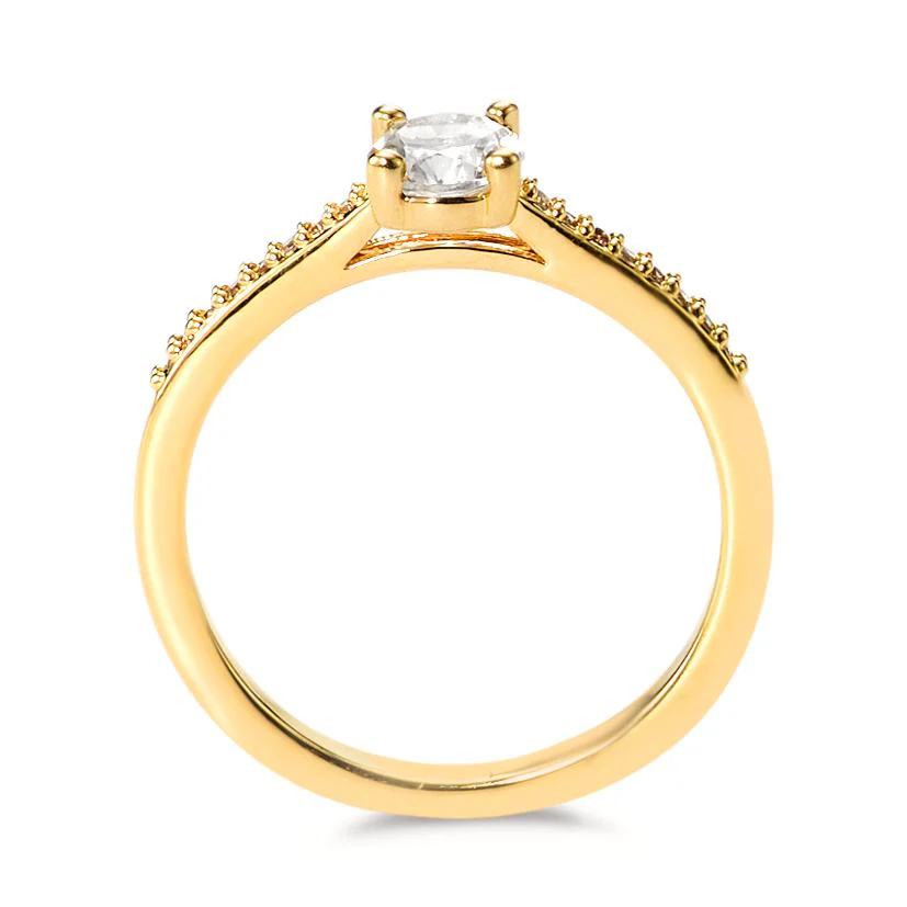 Anello solitario Bronzo Zirconia 17 pietra Ø5 mm - Image 2
