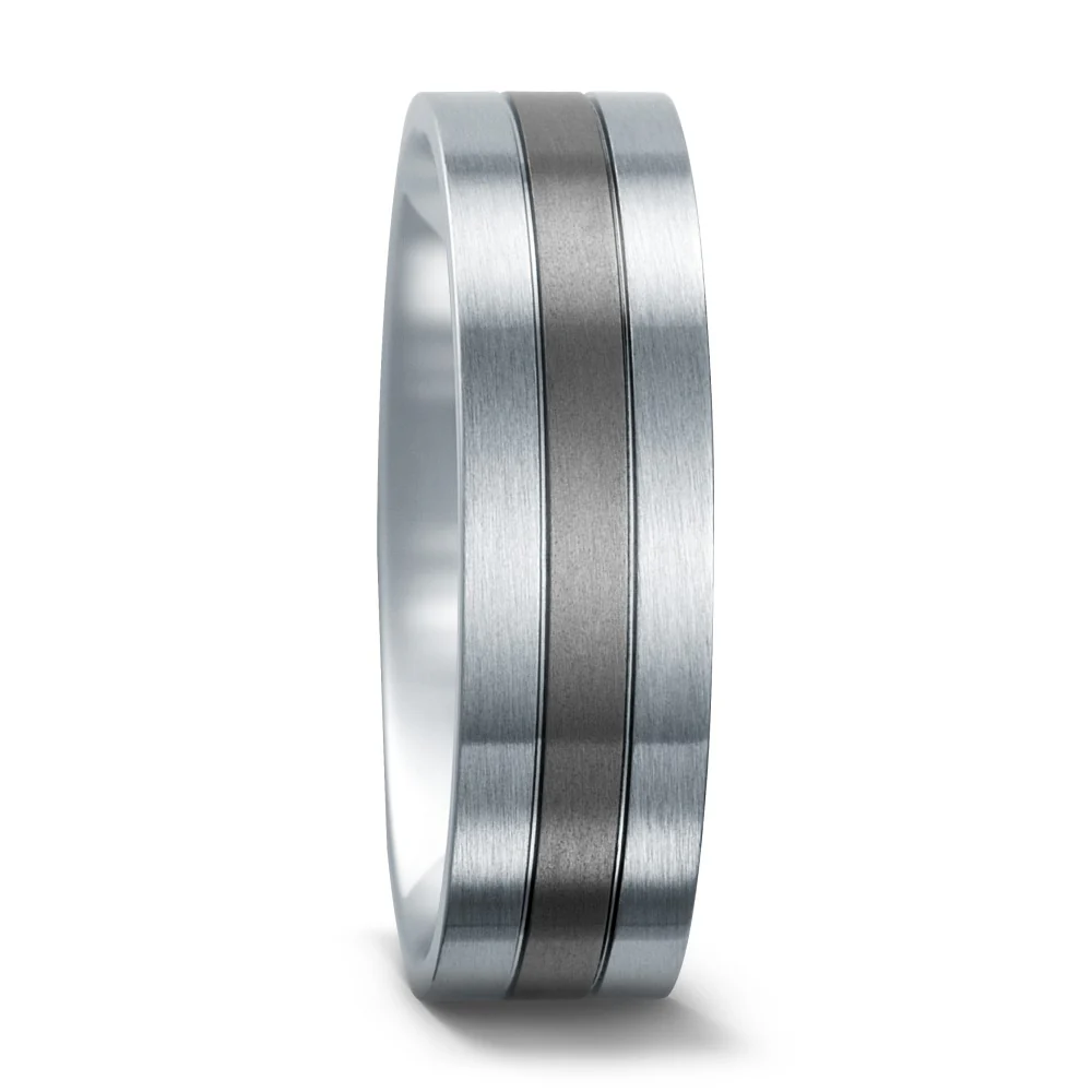 Anello Titanio, Acciaio inossidabile