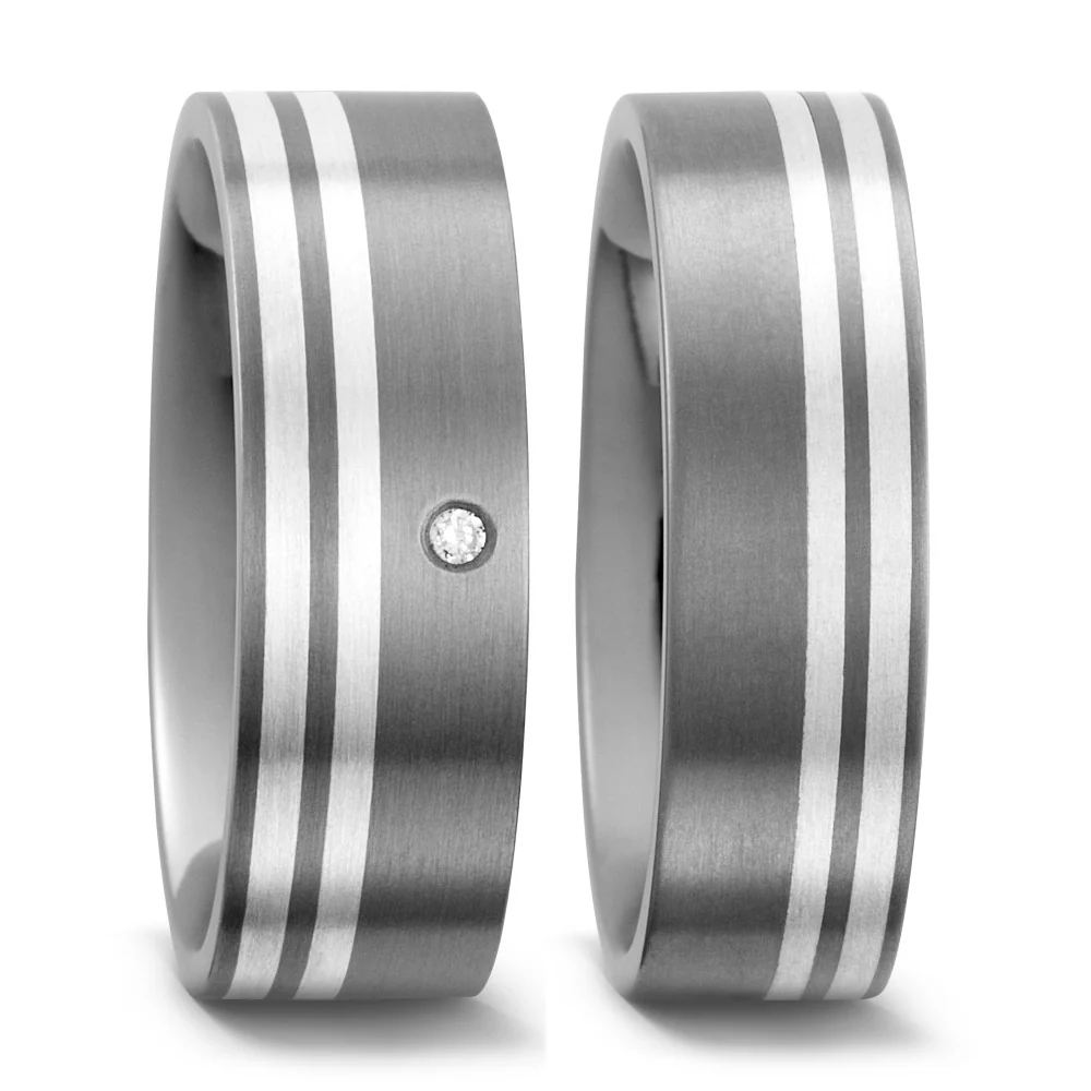 Anello Titanio, Argento - Image 2