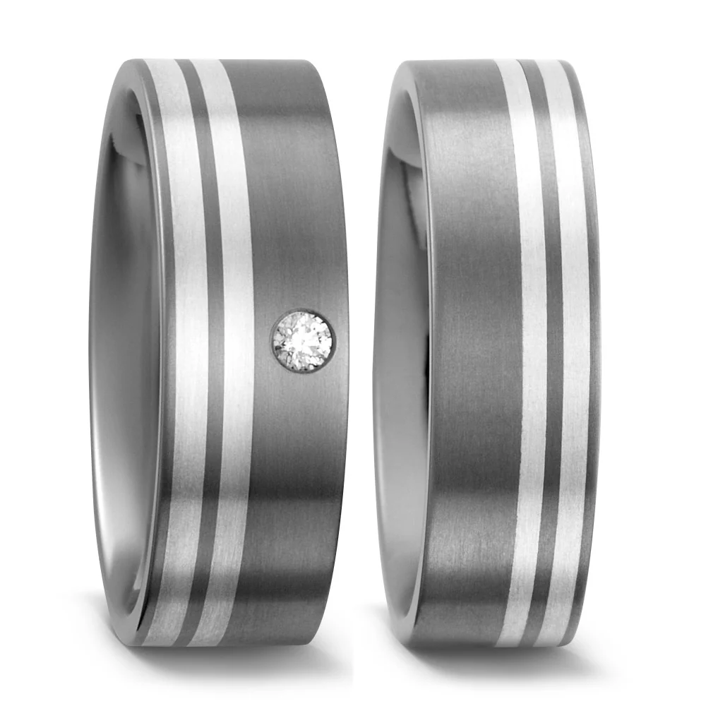 Anello Titanio, Argento - Image 4