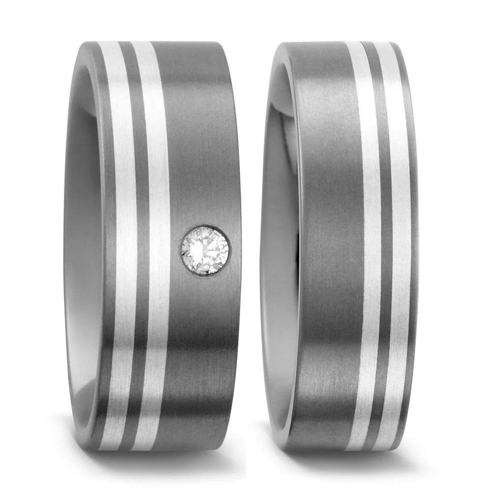 Anello Titanio, Argento - Image 5
