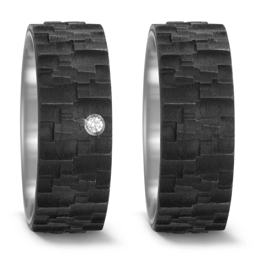 Anello Titanio, Carbonio - Image 2
