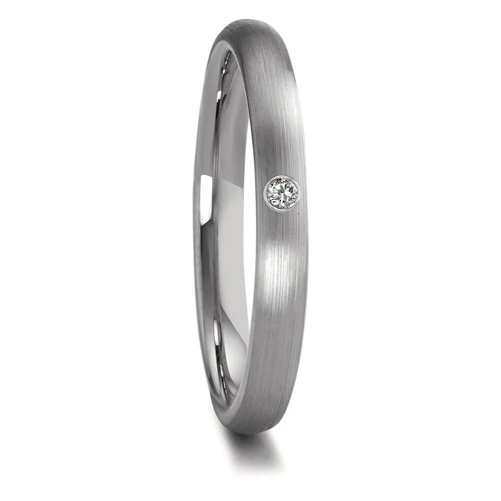 Anello Tungsteno Zirconia