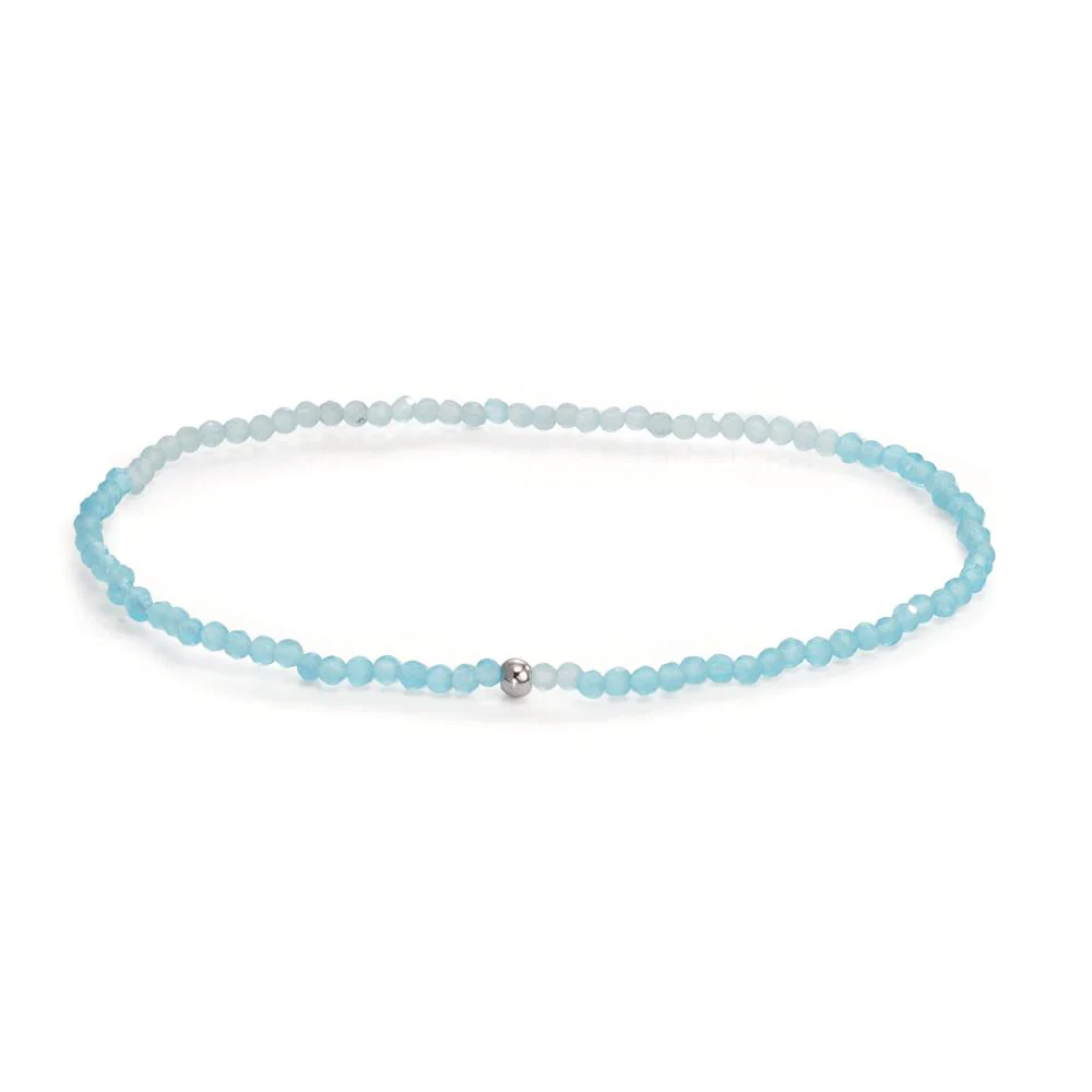 Bracciale Acciaio inossidabile Acquamarina 2 mm
