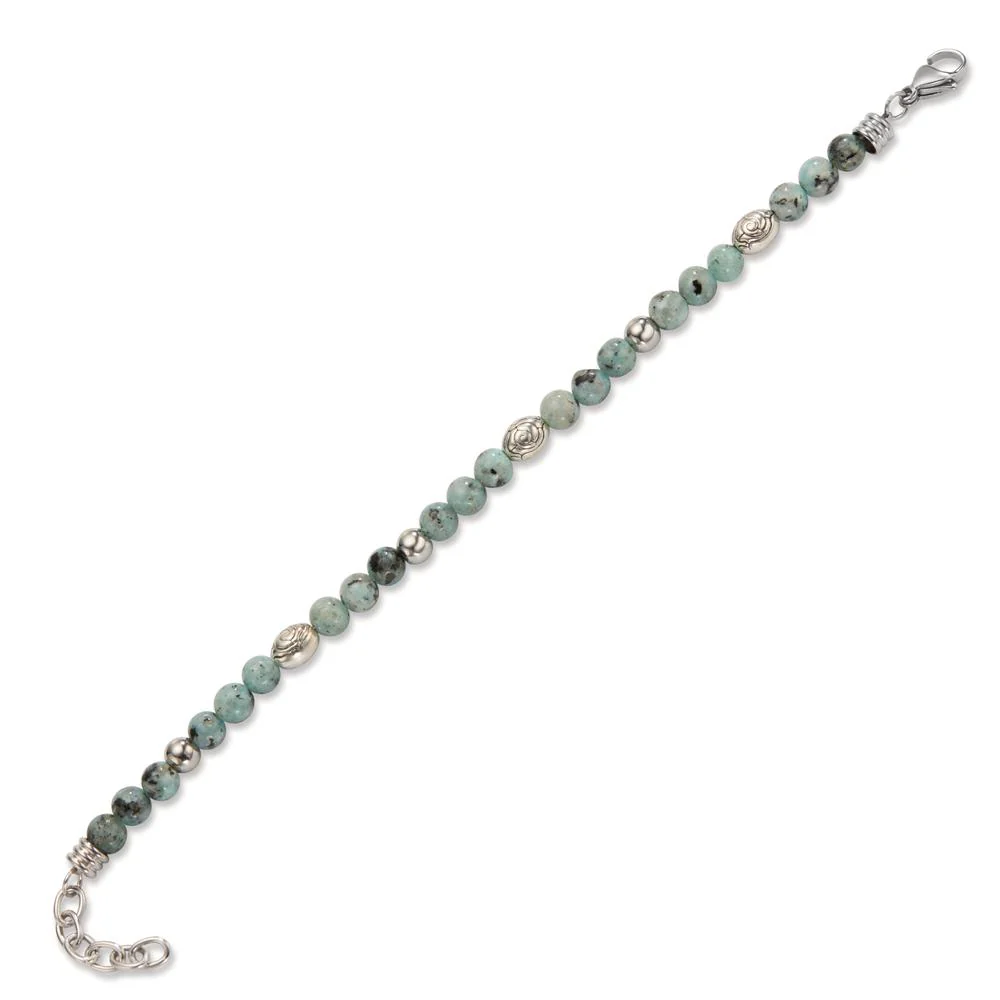 Bracciale Acciaio inossidabile Agata 20-22 cm Ø6.5 mm - Image 2
