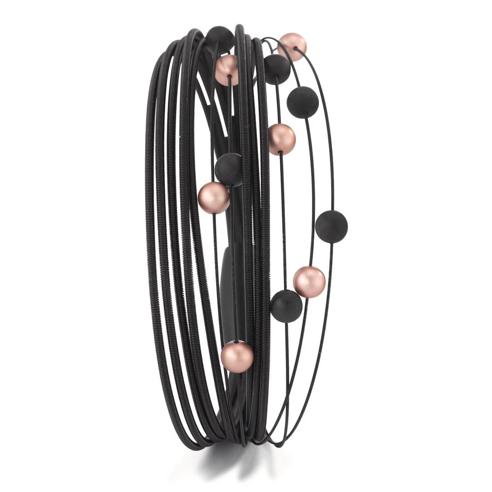 Bracciale Acciaio inossidabile, Alluminio nero rivestimento IP - Image 3