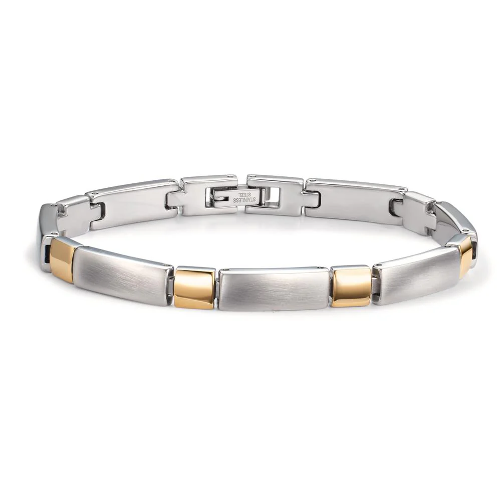 Bracciale Acciaio inossidabile giallo bicolore