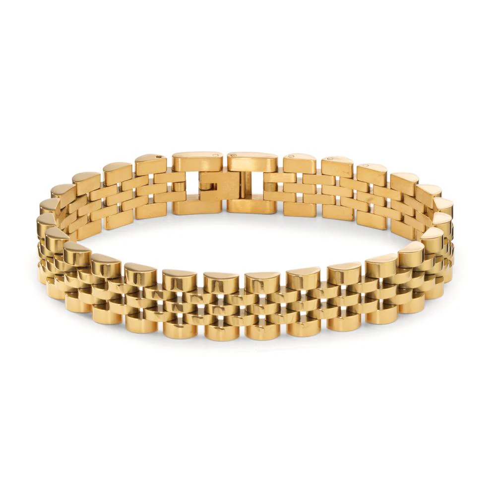 Bracciale Acciaio inossidabile giallo rivestimento IP