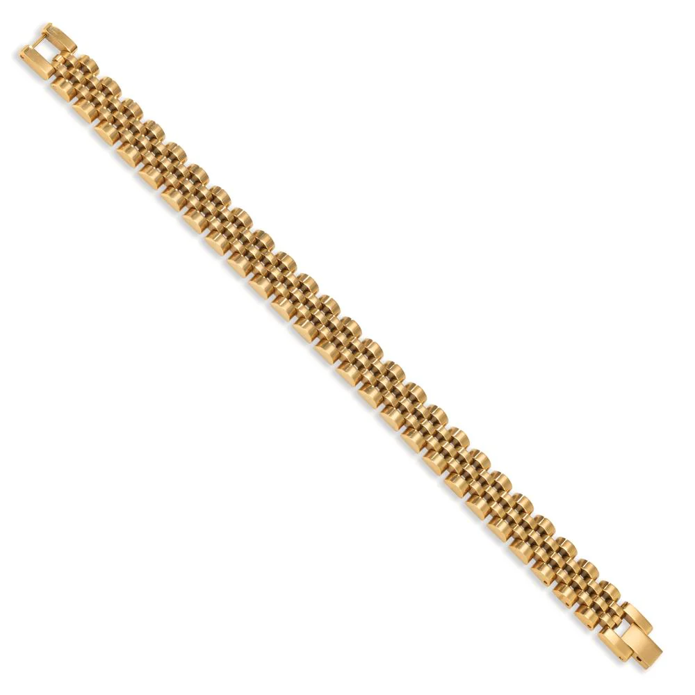 Bracciale Acciaio inossidabile giallo rivestimento IP - Image 2