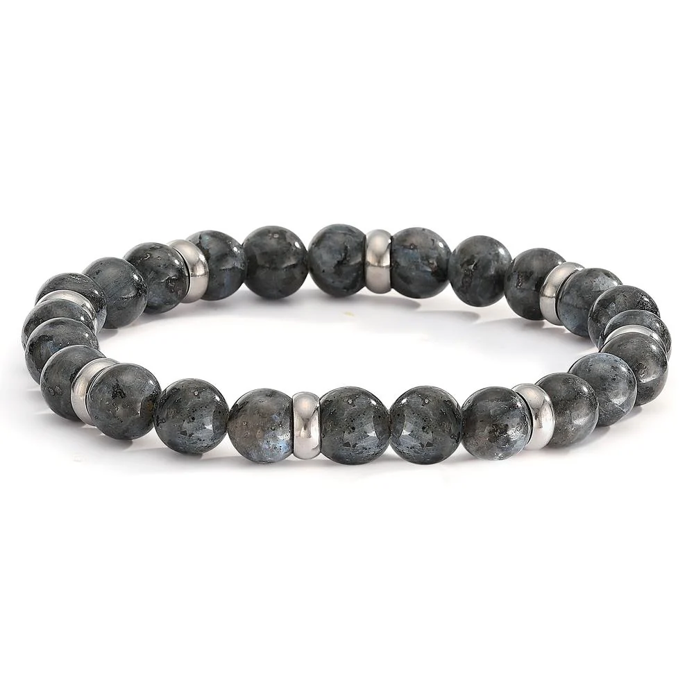 Bracciale Acciaio inossidabile Labradorite Ø8.5 mm
