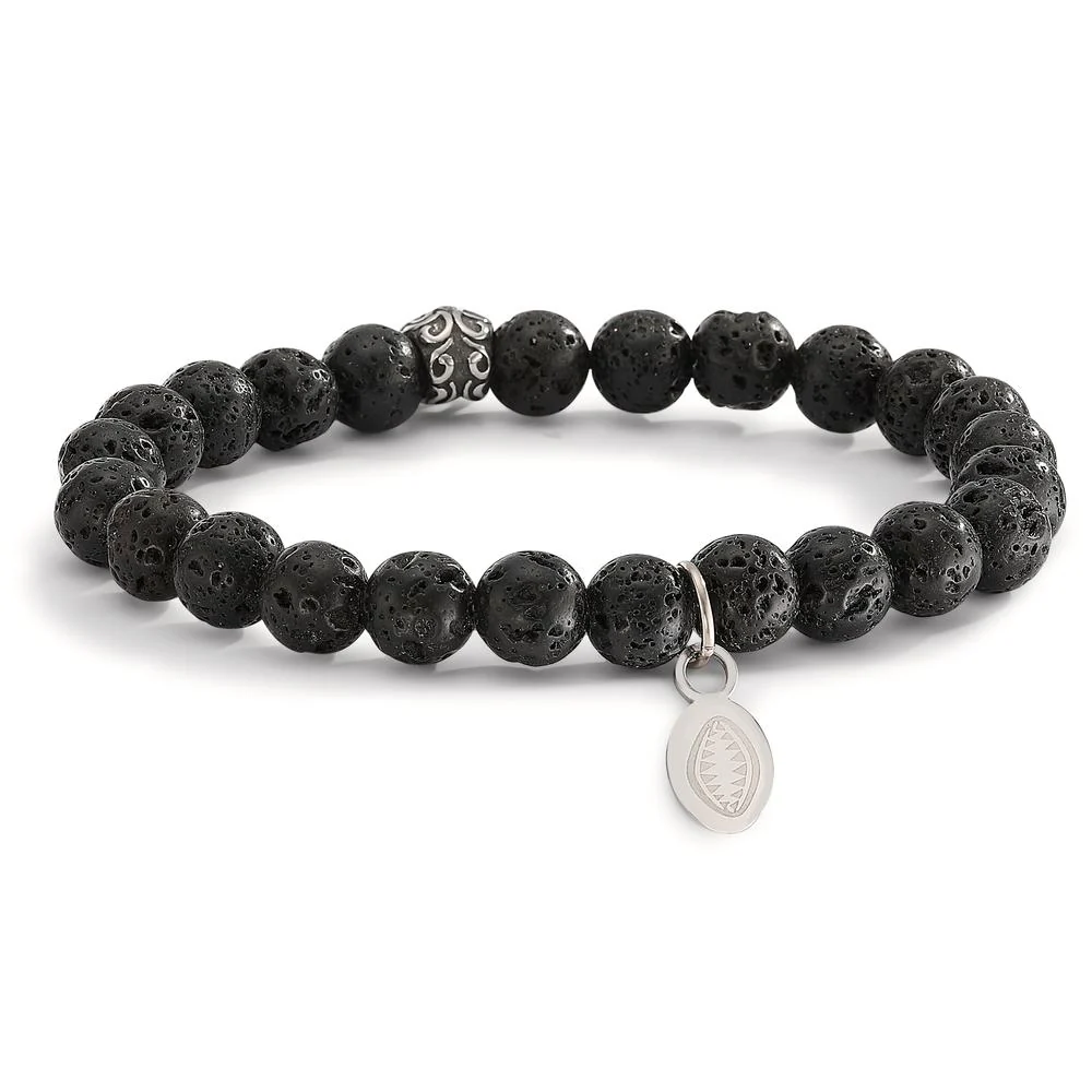 Bracciale Acciaio inossidabile Lava Cranio Ø8.5 mm - Image 2