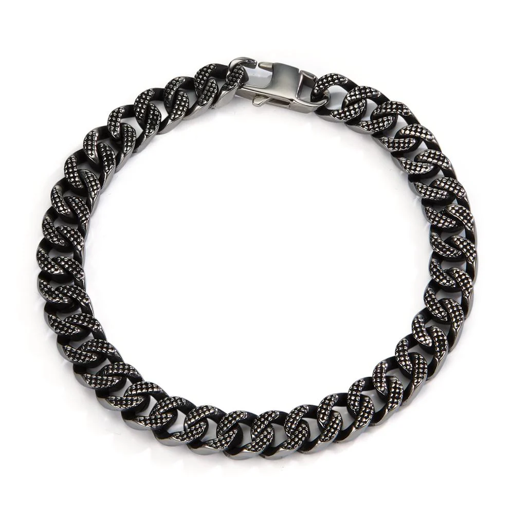 Bracciale Acciaio inossidabile nero rivestimento IP 20.5 cm - Image 2
