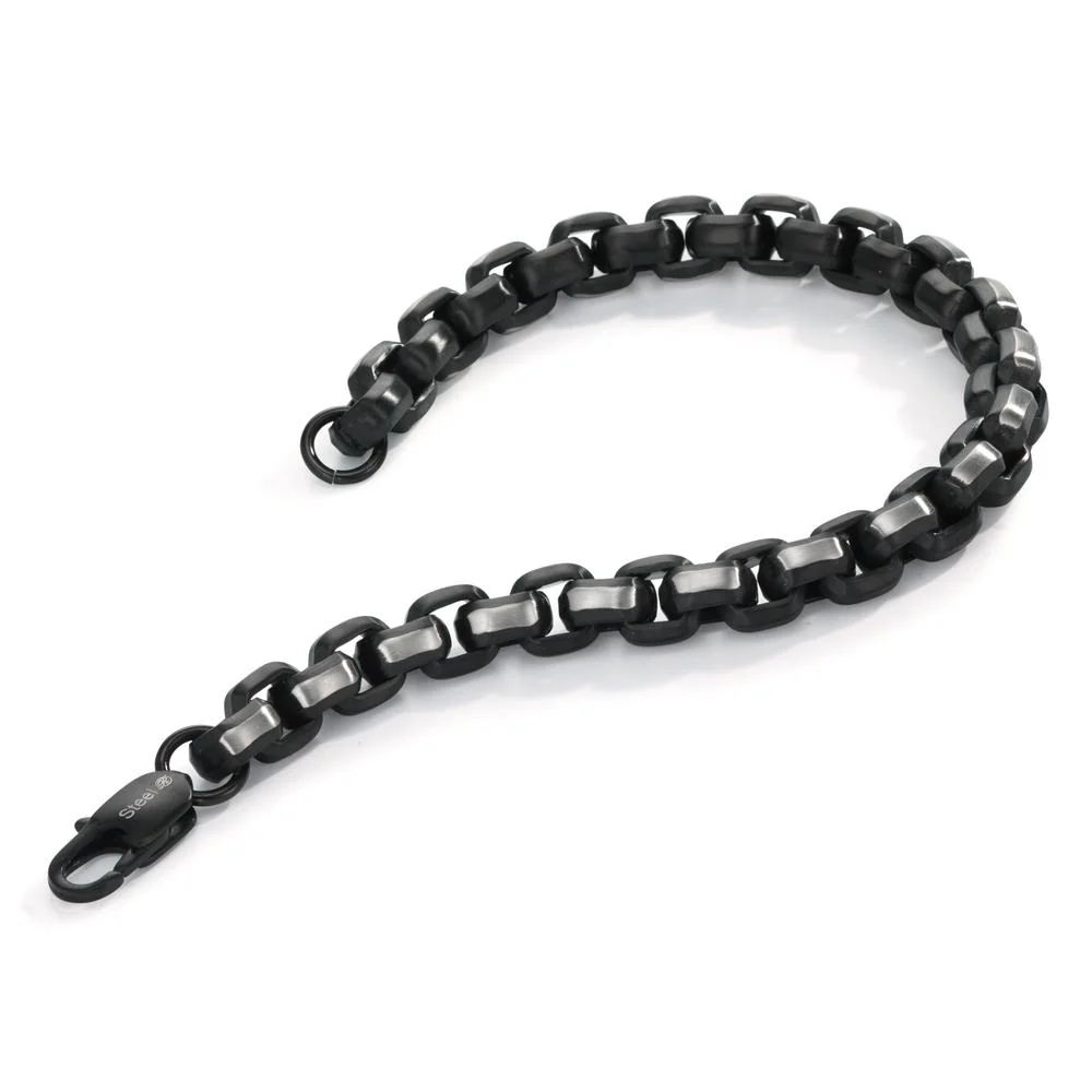 Bracciale Acciaio inossidabile nero rivestimento IP - Image 2