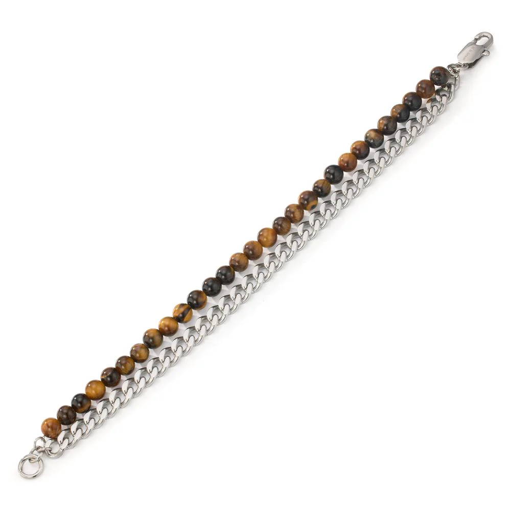 Bracciale Acciaio inossidabile Occhio di tigre 21 cm - Image 2