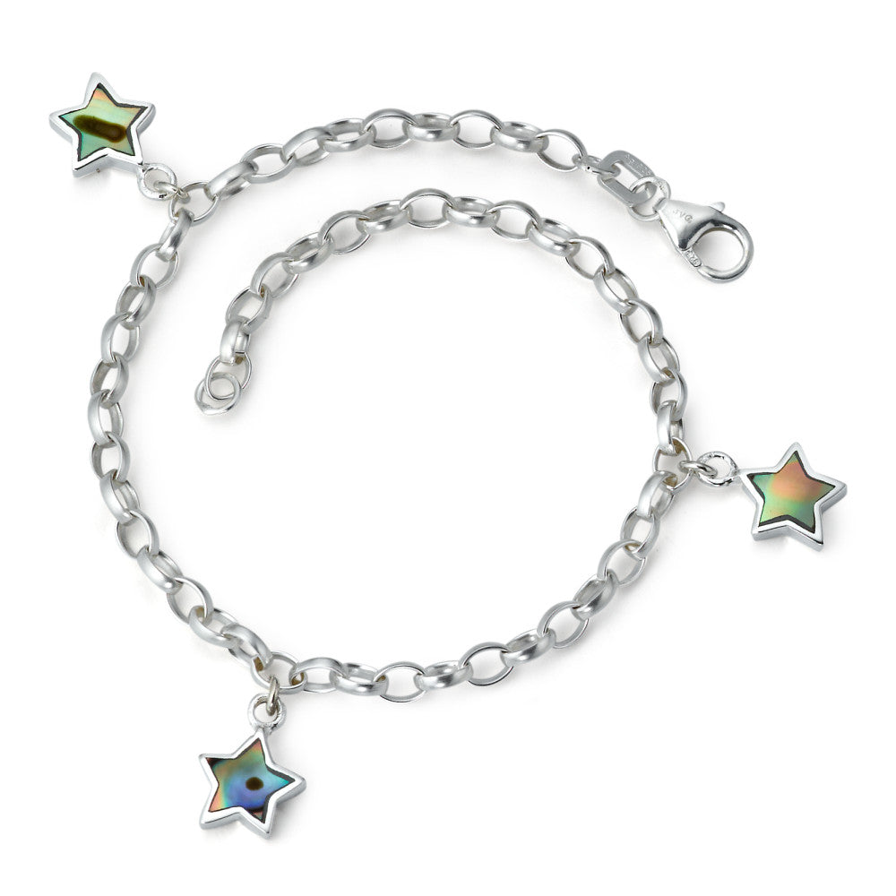 Bracciale Argento Abalone Stella Ø7.5 mm