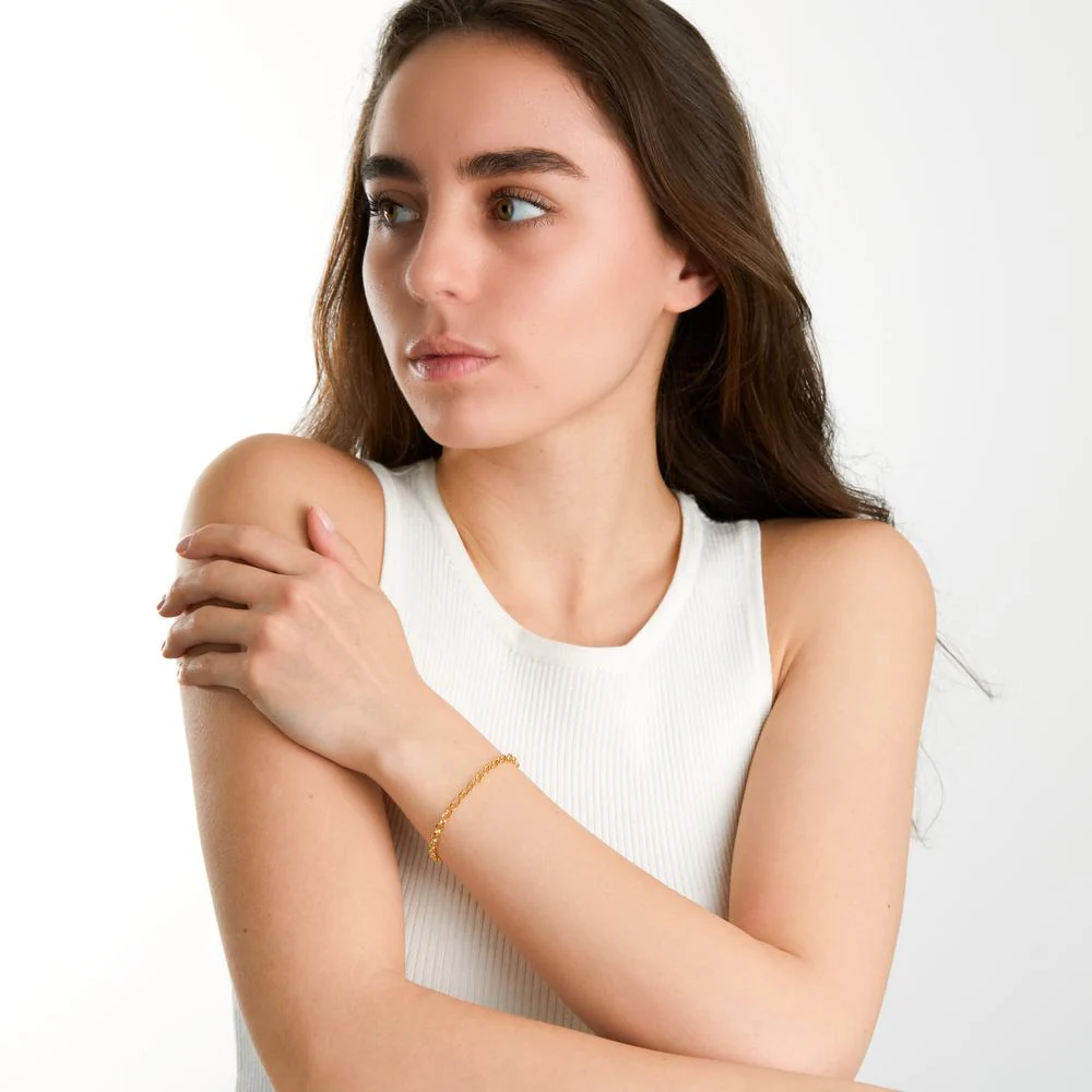 Bracciale Argento giallo dorato - Image 3