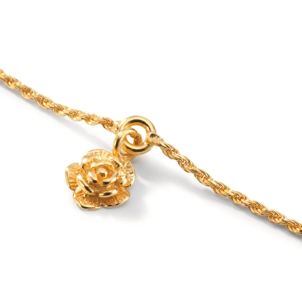 Bracciale Argento giallo dorato Rosa - Image 2