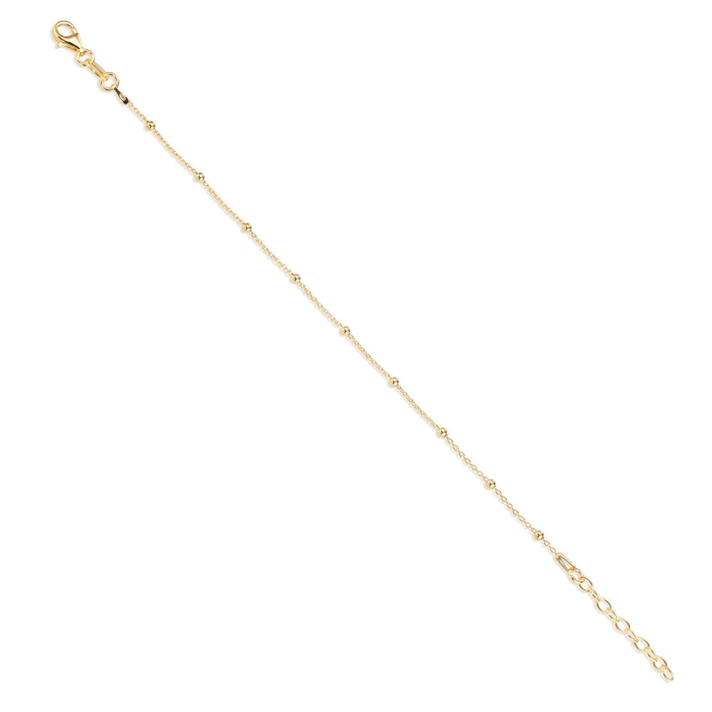 Bracciale Argento giallo dorato [shining Pearls], 3 Perla 3-5 mm 16-19 cm - Image 2