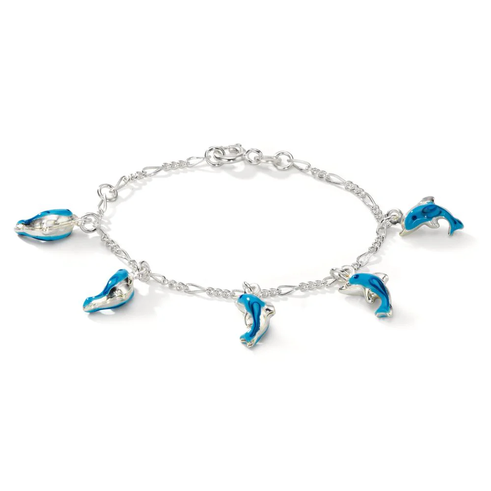 Bracciale Argento laccato Delfino