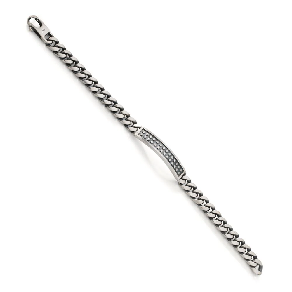 Bracciale Argento patinato 21 cm - Image 2