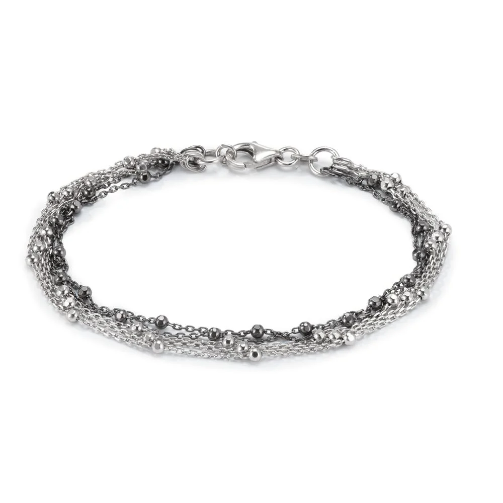 Bracciale Argento rodiato 18 cm