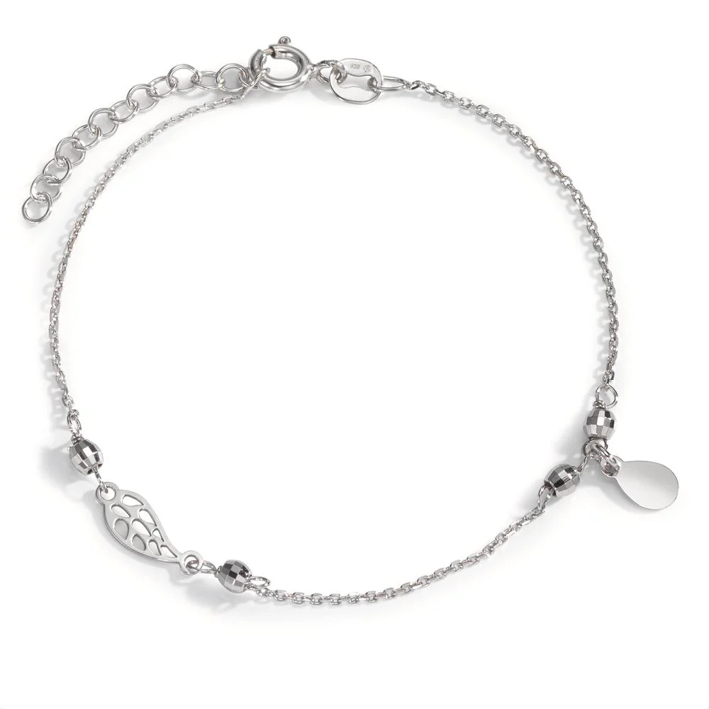 Bracciale Argento rodiato Ala