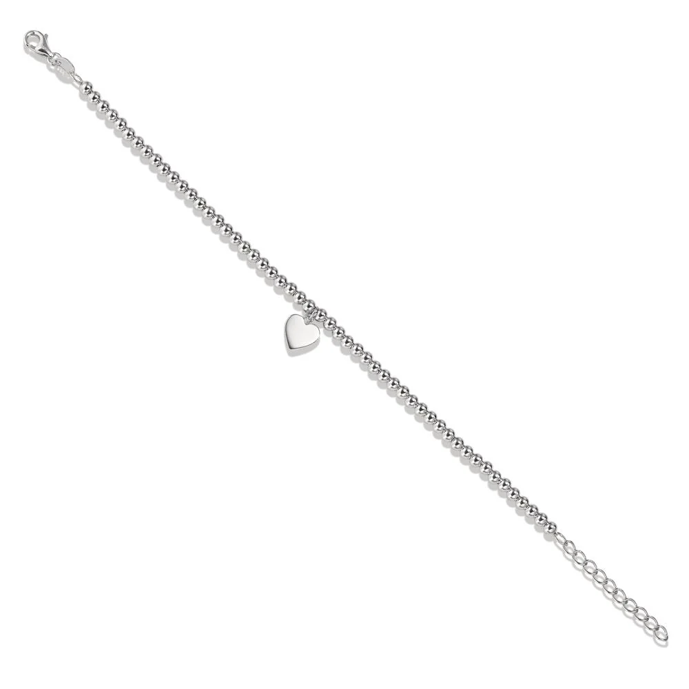 Bracciale Argento rodiato Cuore - Image 2